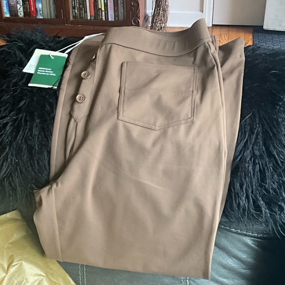 Womens Brown Casual Pants - Halara